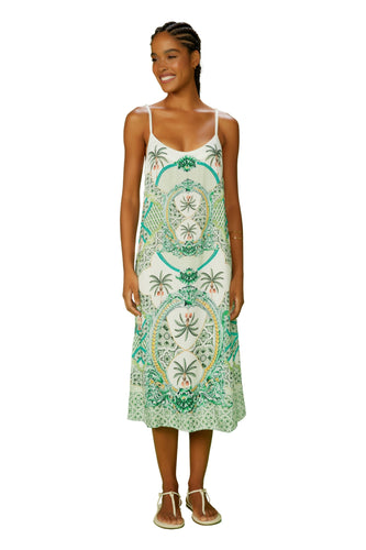 Model Front: Blueman Jupe De Page Vestido Mikaela Azulejaria