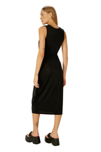 Model Back: Blueman Vêtement De Plage Vestido Saia Sobreposta Preto