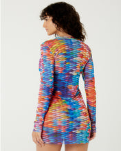 Charger l&#39;image dans la galerie, Image 06: Blueman Mini Dress Vestido Tule Manga Longa Escama
