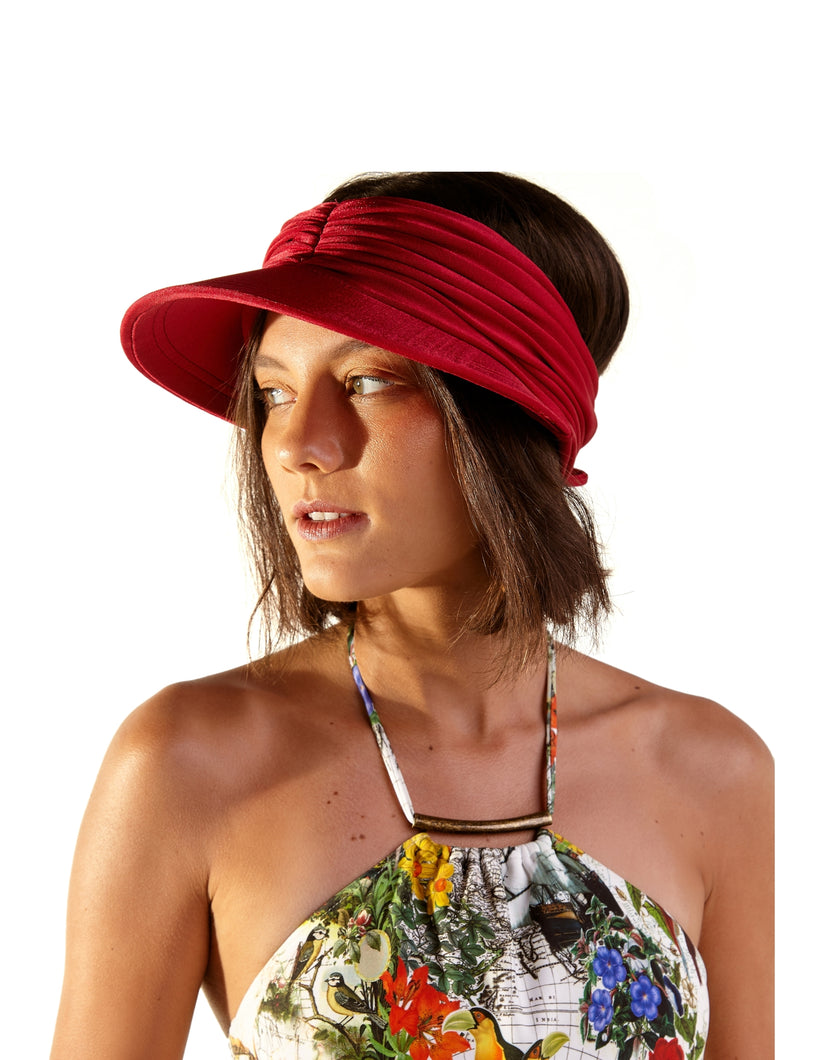 Model Front: Blueman Visière Viseira Fuji Liso Vermelho