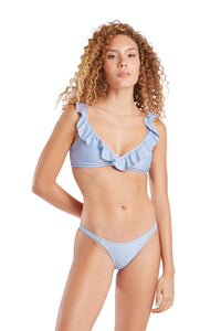 Top Hula Azul