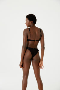 Top Wavy Shine Preto