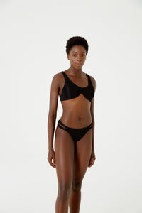 Top Wavy Shine Preto