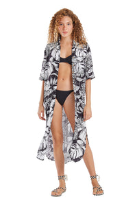 Vestido Chemise Recortes Eclipse