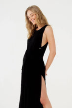 Charger l&#39;image dans la galerie, Vestido Saida Cropped Liso Preto Mistica
