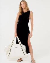 Charger l&#39;image dans la galerie, Vestido Saida Cropped Liso Preto Mistica

