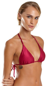 Top Max Macrame Liso Rosa